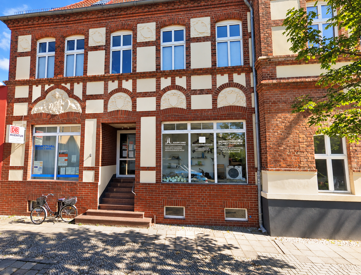 Flexible Büro-, Praxis- & Gewerbeflächen in Zerbst zu vermieten – Bahnhofstraße 57